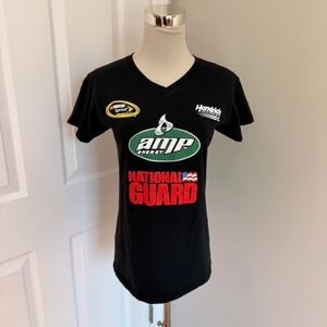 Y2K BLACK CHASE AUTHENTICS DALE EARNHARDT JR. No. 88 RACING T-SHIRT